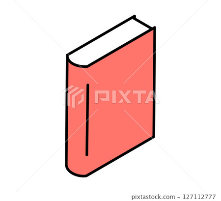 Simple book illustration vector 127112777