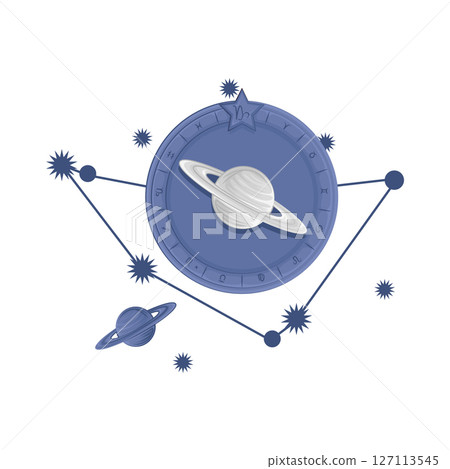 Illustration of Capricorn Illustration of Capricorn 127113545