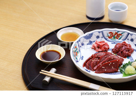 鮭魚鞘鯊心刺身 127113917