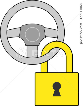 Steering wheel lock to prevent car theft Steering wheel lock to prevent car theft 127114068