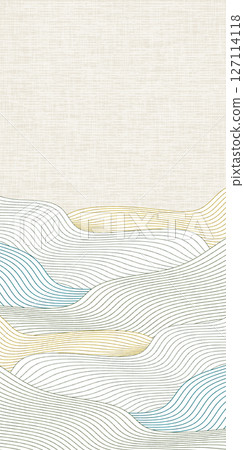 Wave sea Japanese pattern background Wave sea Japanese pattern background 127114118