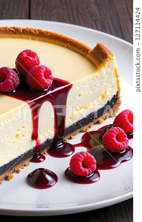 Rare cheese cake 127114424
