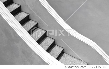 Cement stairs on hill in summer , the park in Thailand Cement stairs on hill in summer , the park in Thailand 127115102