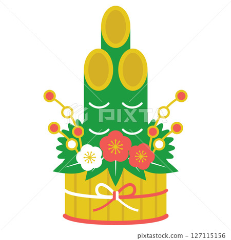 Kadomatsu icon illustration 127115156
