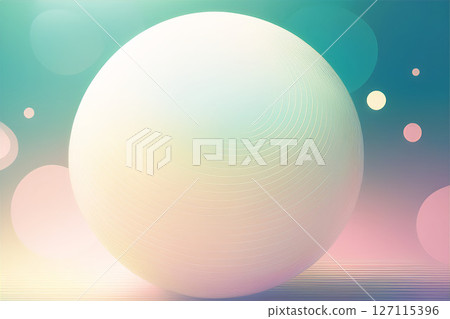 以球體形式呈現的柔和、淺色影像 127115396