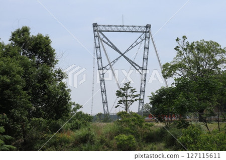 大阪府茨城縣茨城縣茨城縣大壩公園景色,這裡有日本最長的吊橋 大阪府茨城縣茨城縣茨城縣大壩公園景色,這裡有日本最長的吊橋 127115611