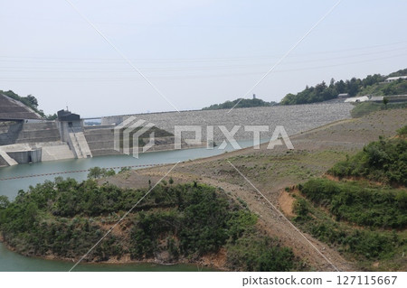大阪府茨城縣茨城縣茨城縣大壩公園景色，這裡有日本最長的吊橋 127115667