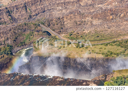 Aerial View of Victoria Falls 127116127