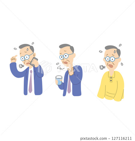 一位身體狀況不佳的老人 127116211