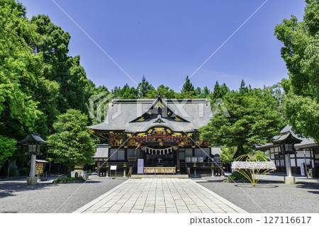 Saitama Prefecture, Chichibu Shrine, the main shrine, one of the three Chichibu shrines Saitama Prefecture, Chichibu Shrine, the main shrine, one of the three Chichibu shrines 127116617
