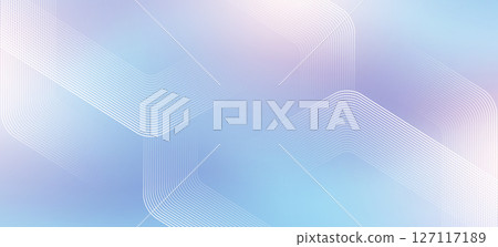 Modern medical or health care scientific abstract background with hexagons. Geometric stripe line art design for poster, brochure, cover, banner, header, website, presentation template 127117189