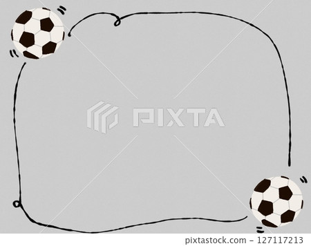 可愛足球框 127117213