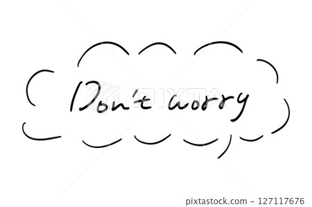 別擔心 | 帶有語音氣泡的手寫訊息 別擔心 | 帶有語音氣泡的手寫訊息 127117676