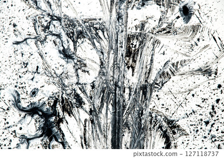 background, texture of brush strokes and splashes of paint, design elements background, texture of brush strokes and splashes of paint, design elements 127118737