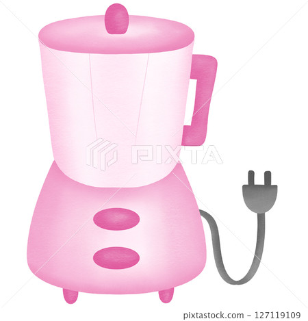 pink blender hand drawn transparency illustration 127119109