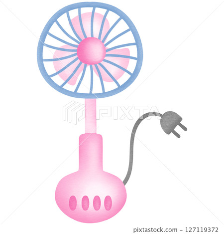 fan electric hand drawn transparency illustration fan electric hand drawn transparency illustration 127119372