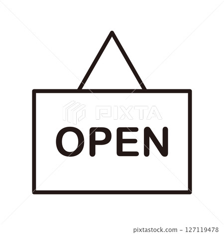 「營業中」標誌 127119478