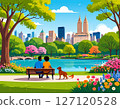 [Adobe Firefly] Relaxing in Central Park on a sunny day 49 127120528
