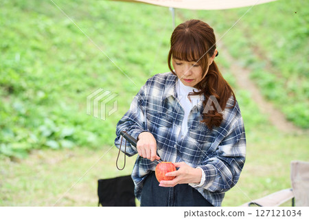 露營 戶外 烤肉 BBQ 家庭 127121034