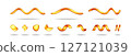 Collection of confetti 3d abstract shapes 127121039