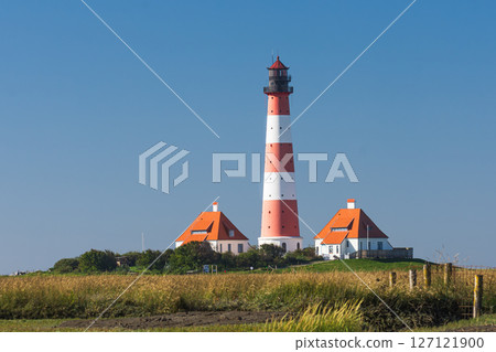 Westerheversand Lighthouse, Westerhever, Schleswig-Holstein, Germany 127121900
