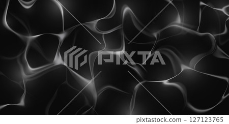 Caustic light patterns on black background Caustic light patterns on black background 127123765