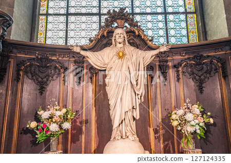 Saint-sulpice church, lateral chapel, Paris, France 127124335