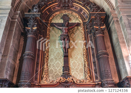 Saint-sulpice church, lateral chapel, Paris, France 127124336