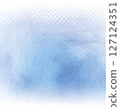 Polka dot pattern, cool background, blue 127124351