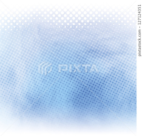 Polka dot pattern, cool background, blue 127124351