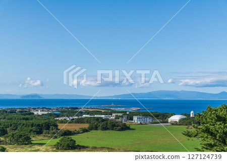 View of Omasaki, the northernmost point of Honshu 127124739