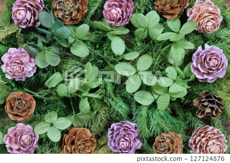 自然綠植佈置 127124876