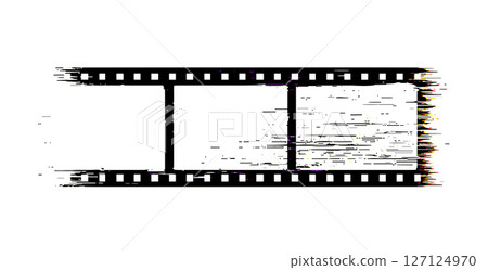 Film Strip vector illustration on white Film Strip vector illustration on white 127124970