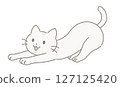 伸展貓 127125420