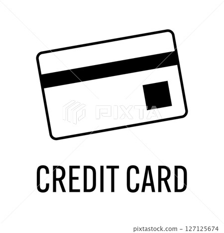 Credit card icon Credit card icon 127125674