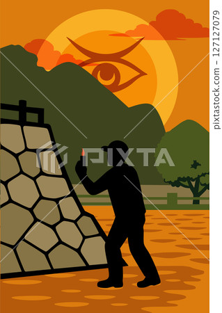 太陽在註視:試圖焚燒聖地和文化遺產 太陽在註視:試圖焚燒聖地和文化遺產 127127079