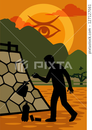 The sun is watching: littering at cultural heritage sites 127127081