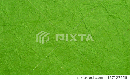 仿照和紙風格的美麗綠色纖維圖案 127127356