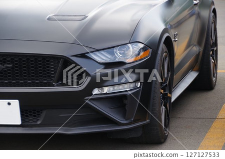 Imported car image: Front mask of the 6th generation Ford Mustang 127127533