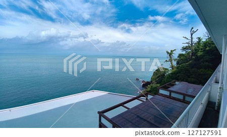 駿河灣的美麗夕陽…土肥、西伊豆 127127591