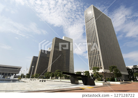 Government Agency Buildings in Empire State Plaza, State Capitol, Albany, New York State in USA 127128722