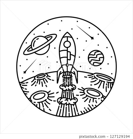 natural scenery in the frame illustration 127129194