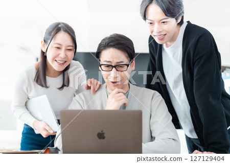 Businessman surprised by shocking price Businessman surprised by shocking price 127129404