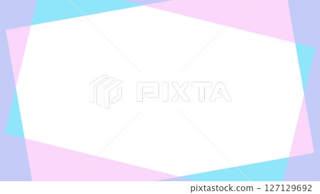 Blue and pink line frame 127129692