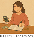  Household account book 127129785
