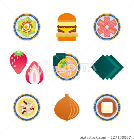 Saga gourmet illustration set 2 Saga gourmet illustration set 2 127130997