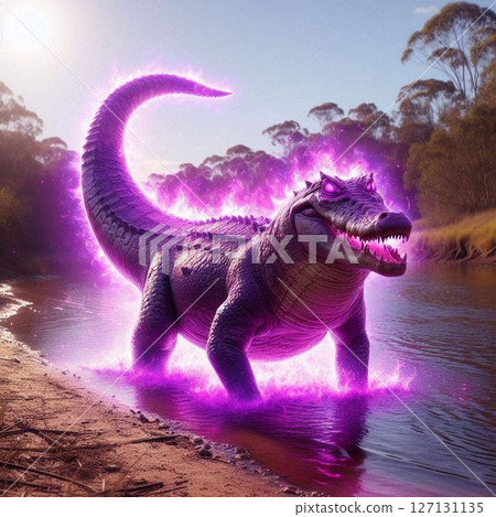 Mystical crocodile illustration Mystical crocodile illustration 127131135