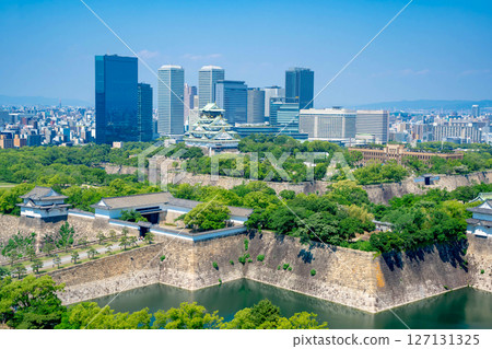 Osaka Castle cityscape Osaka Castle cityscape 127131325