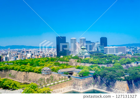 大阪城城市景觀 大阪城城市景觀 127131327