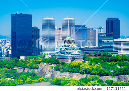 Osaka Castle cityscape Osaka Castle cityscape 127131331